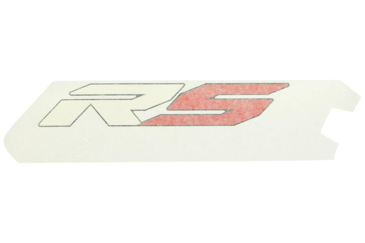 8 - Aufkleber seitliches Karosserieteil rechts "RS", Aprilia Black
