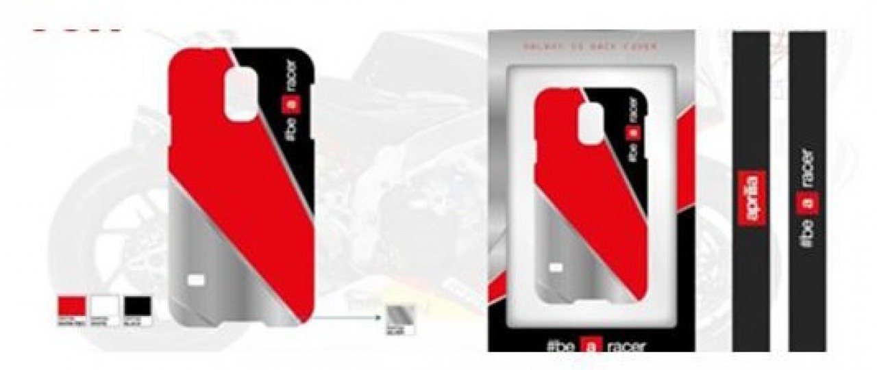 620 - Aprilia Schutzhülle für Handy Be a Racer, rot, weiß, schwarz