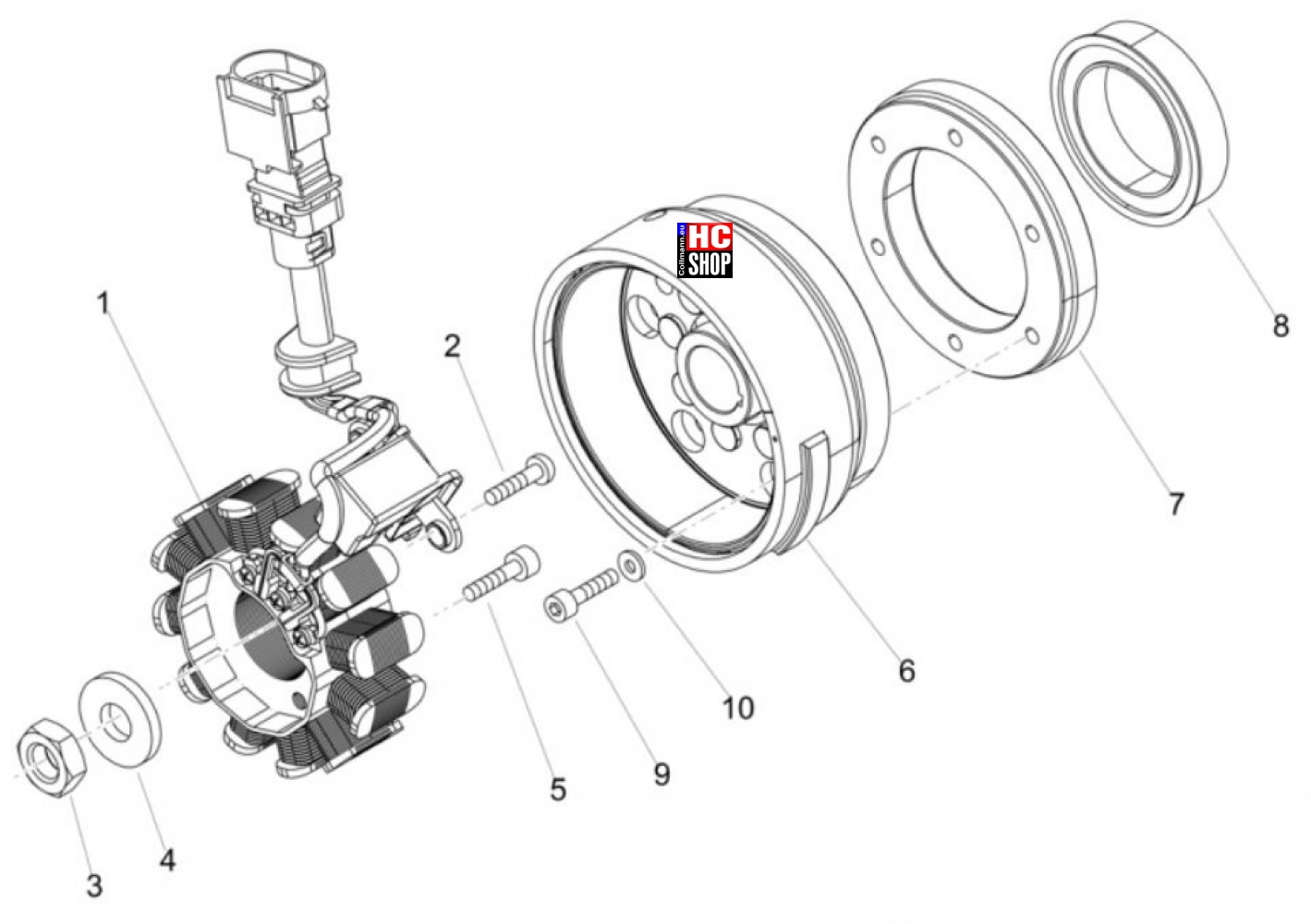 Aprilia RX 125 E5 - Motor - Zündung
