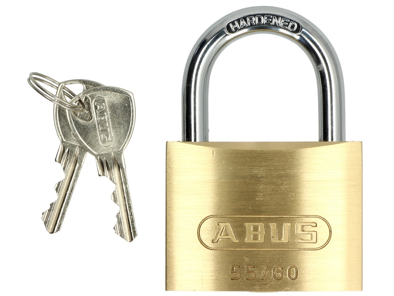 ABUS Messing-Hangschloss Vorhangschloss, Bügel 8 mm, Level 6