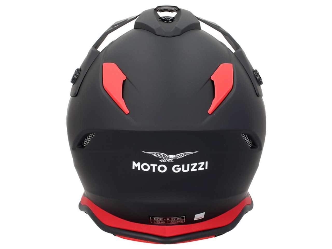 Moto Guzzi Integralhelm Adventure Touring V85, schwarz matt, ECE 22.05