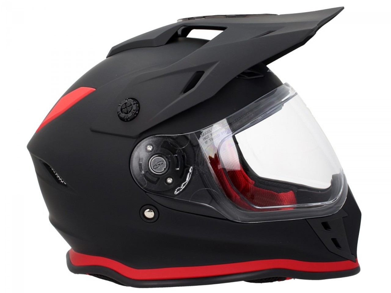 Moto Guzzi Integralhelm Adventure Touring V85, schwarz matt, ECE 22.05