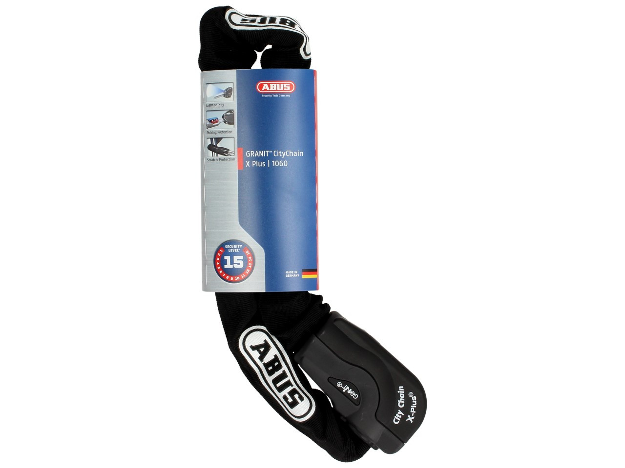 ABUS Granit City Chain X-Plus 1060 Kettenschloss 10 mm, 85 cm