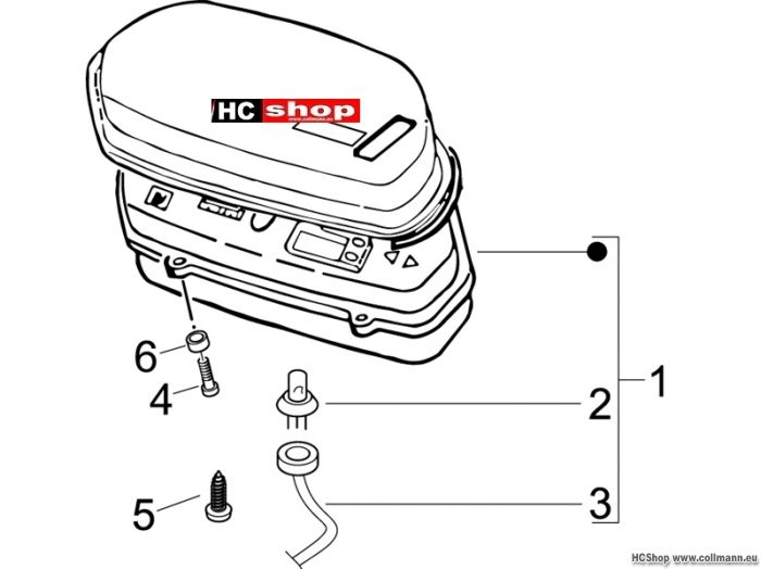 Piaggio Cockpitinstrumente TPH 50