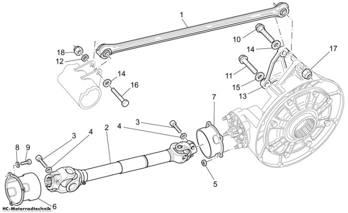 Moto Guzzi Getriebe kpl. I V 11 Cafè Ballabio 1100