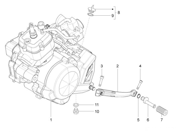 Aprilia RS4 50 2T - Motor Fertigstellung