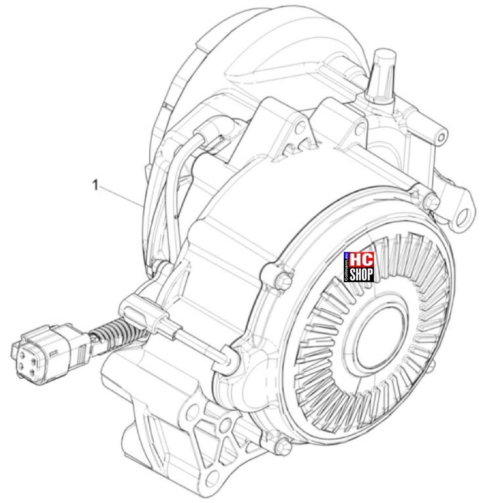 Vespa Elettrica 45KmH E5 Motor - Motor-Komplett