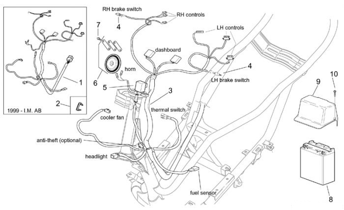 Aprilia Elektrische Anlage I Leonardo 125-150