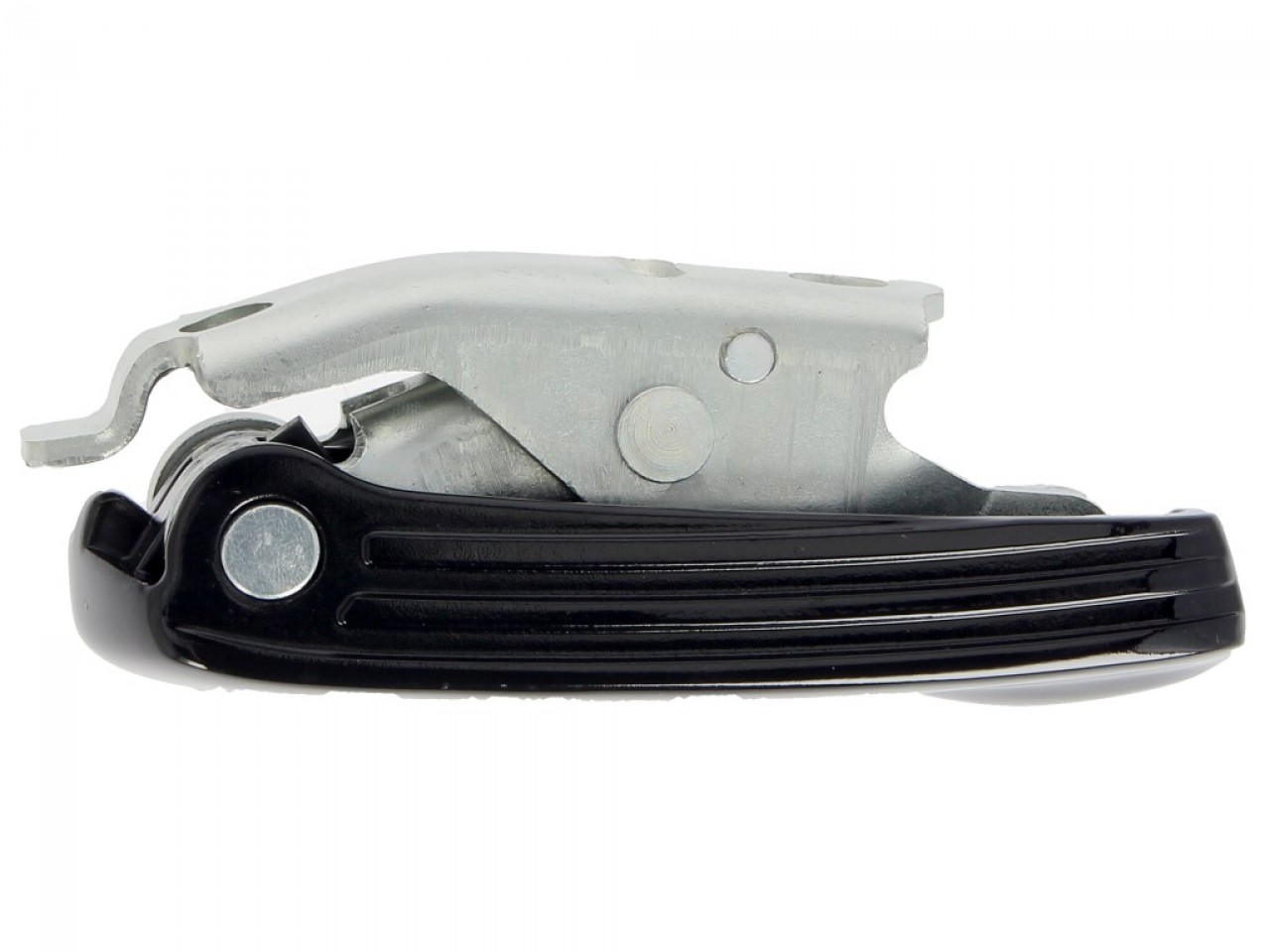 Vespa Fußraste links, schwarz glänzend, für GTS