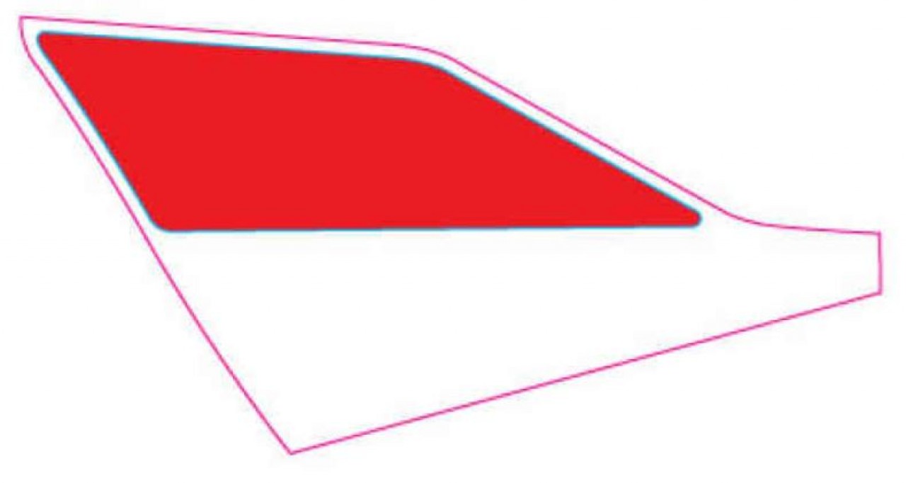 6 - Aufkleber Dreieck re	