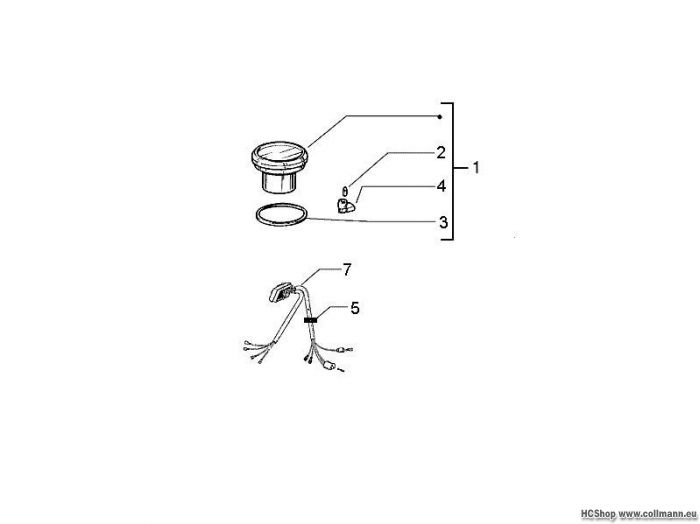 Vespa Cockpitinstrumente - Cruscotto PX 125 30 Anni
