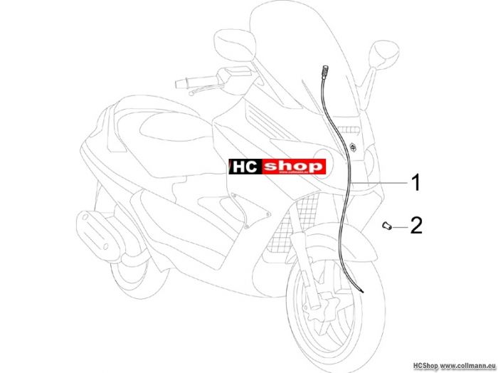 Piaggio Bowdenzügen X8 200