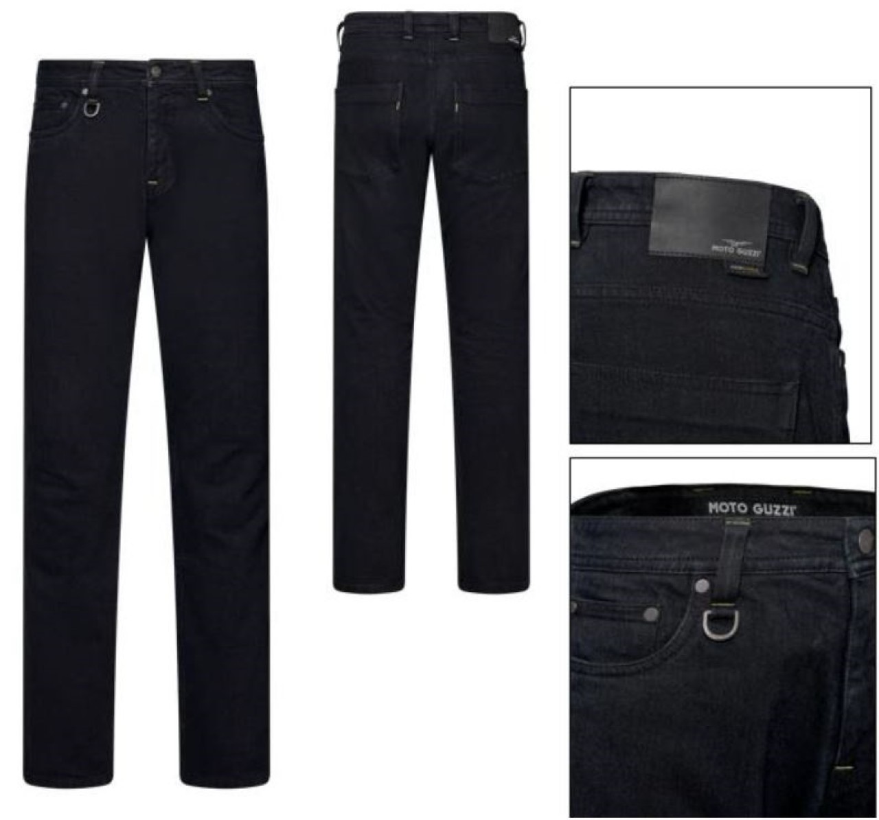 Moto Guzzi Contrail Line Motorrad-Jeans schwarz