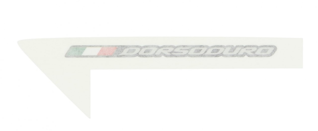 9 - Deko Heckteil re. Dorsoduro Fahrzeugfarbe-Schwarz Aprilia, Rot Fluo, Grün Laser