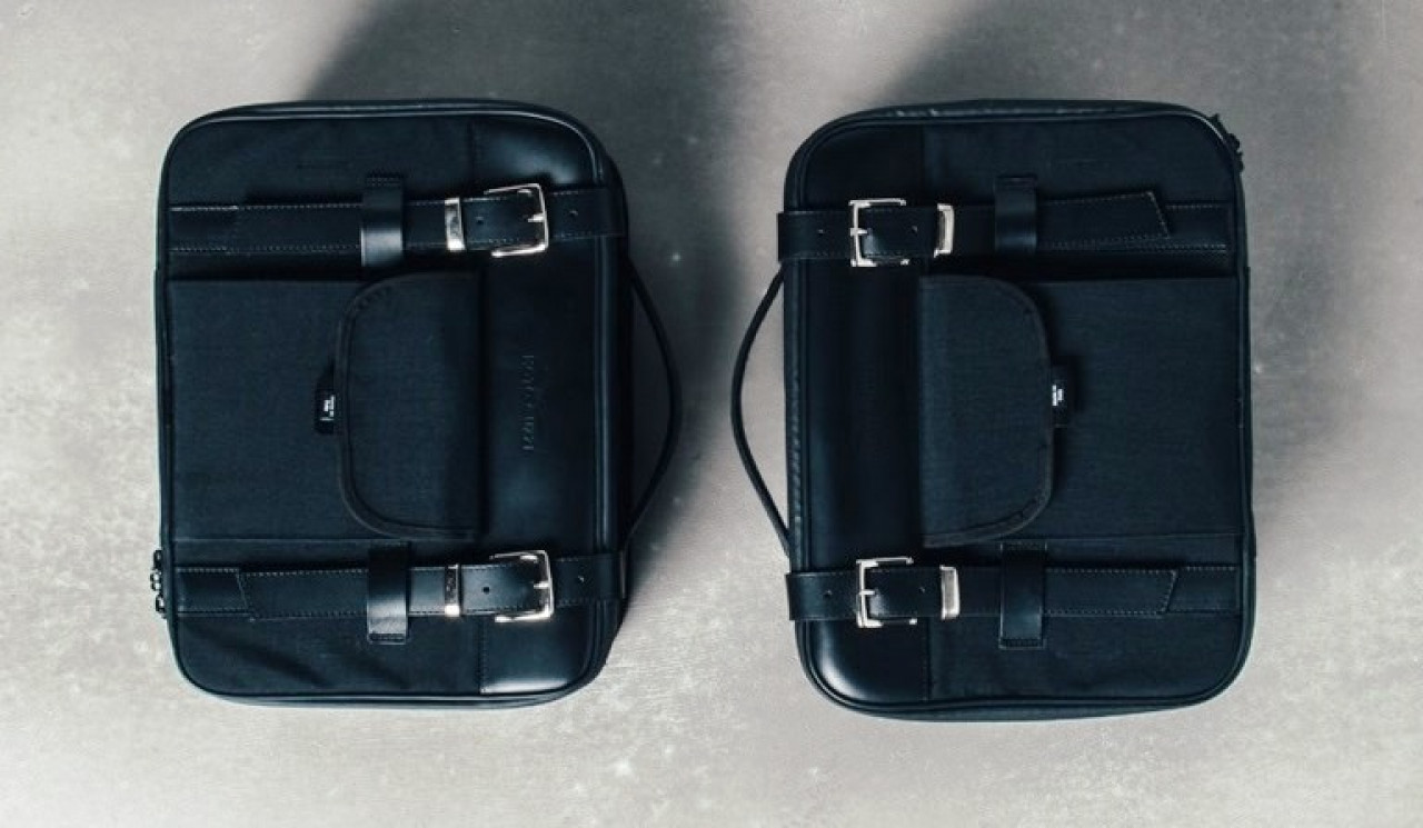 Moto Guzzi Packtaschen Touring, Cordura, schwarz, Satz