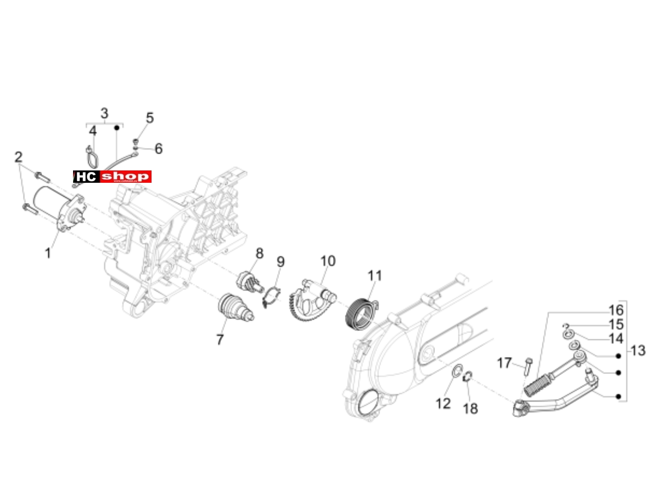 1 - Startermotor