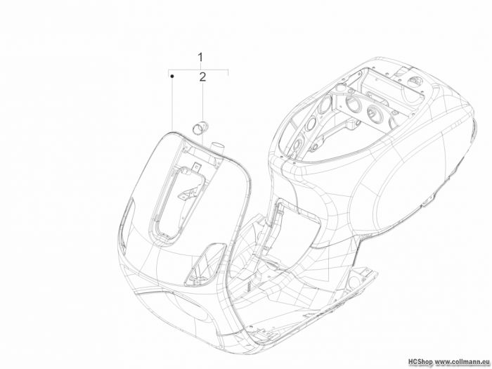 Vespa Fahrgestell/Karosserie S 125 4T
