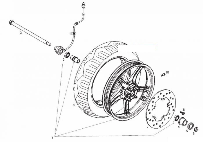 1 - Vorderrad