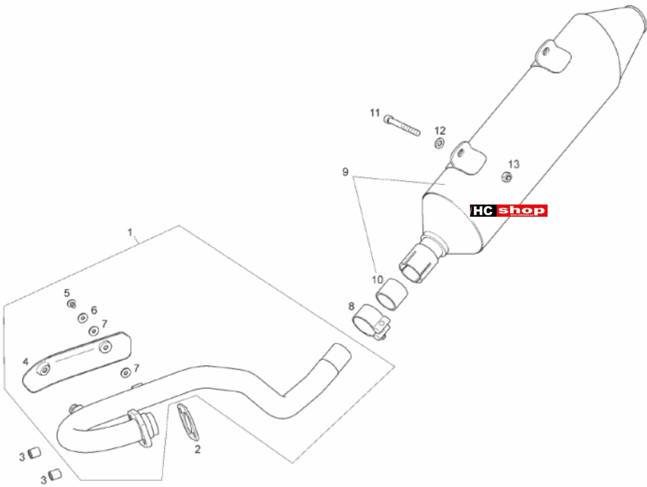 1 - Auspuffkrümmer