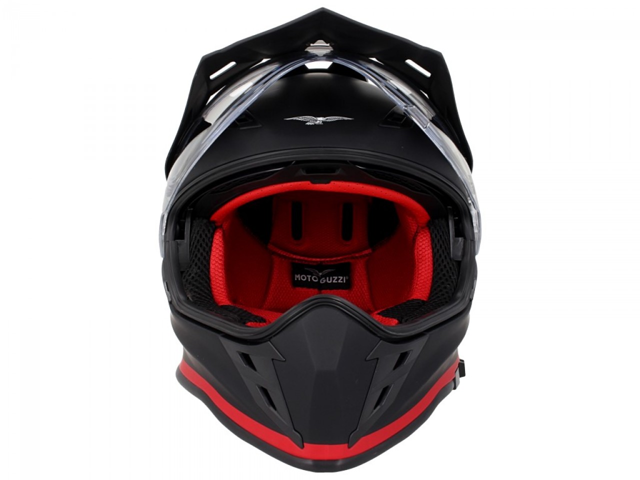 Moto Guzzi Integralhelm Adventure Touring V85, schwarz matt, ECE 22.05