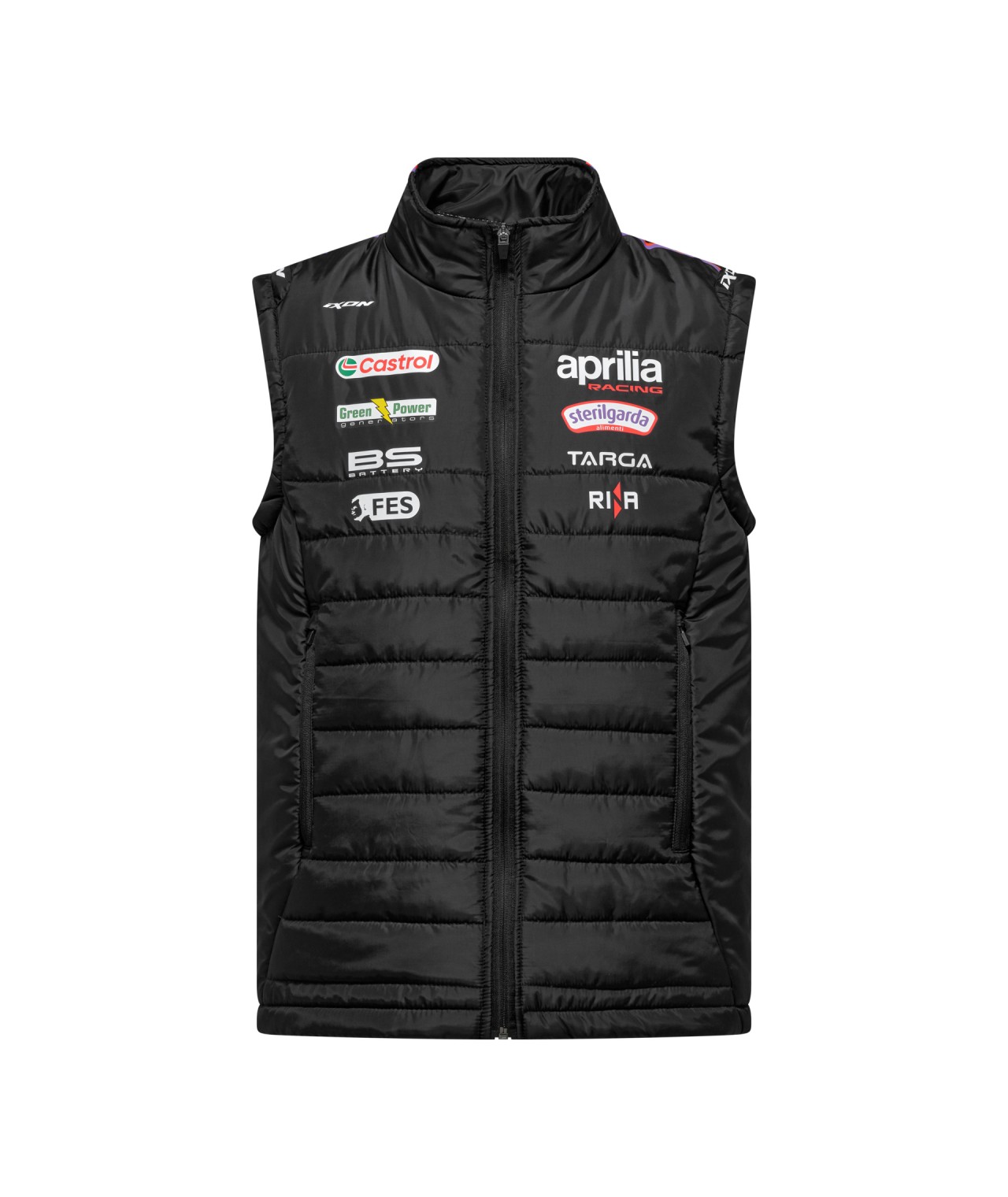 Aprilia Bodywarmer Herren Racing Team 2026, schwarz, Baumwolle/Polyester