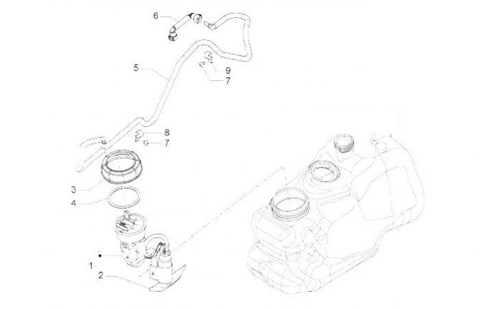 Piaggio MP3 500 Business Benzin-einspritzanlage