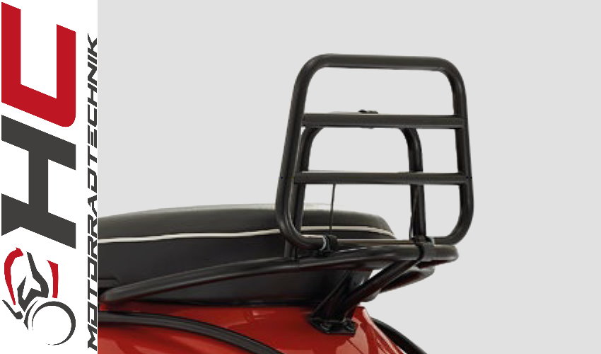 Gepäckträger klappbar schwarz Vespa Primavera / Sprint
