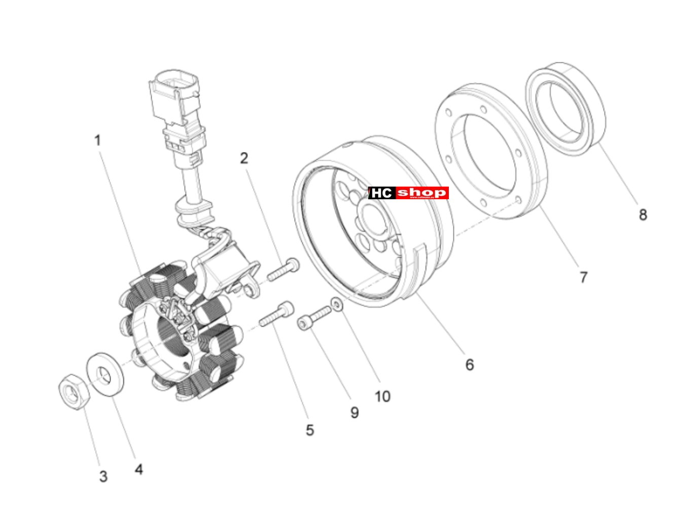 1 - Stator kpl