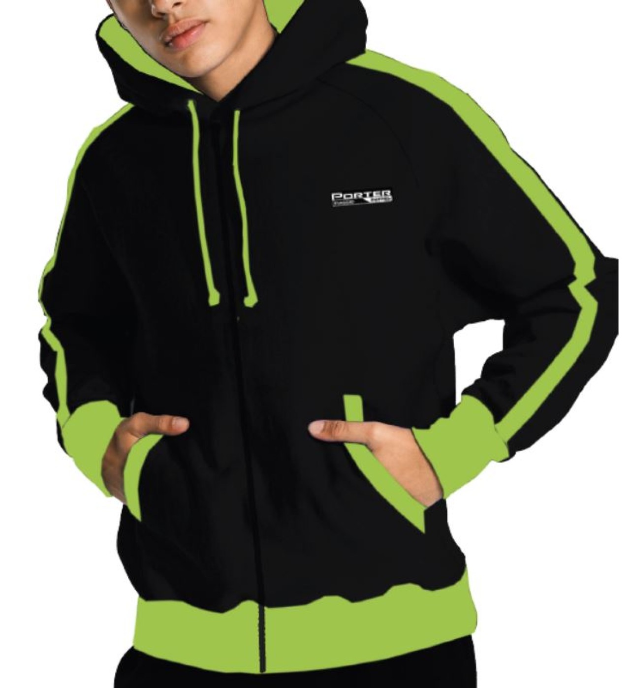 Piaggio Sweatshirt Herren mit Kapuze und Reißverschluss, Porter NP6