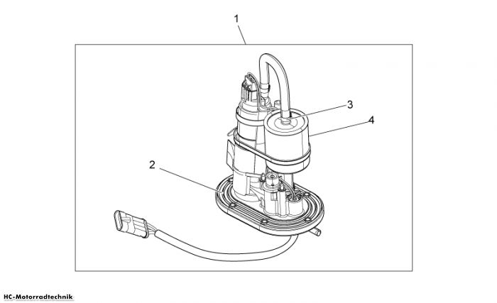 Moto Guzzi Benzinpumpe int. Griso V 8V 1200