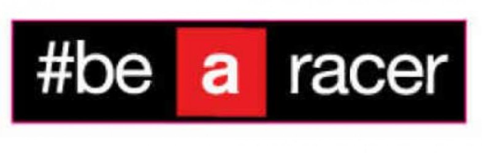 15 - Aufkleber Schutzblech vorne "be a racer" Farbe: Aprilia Black [BLACK], Sintesi Blue [BLU]