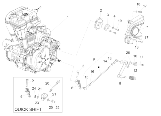 Aprilia Motor Motor-Fertigstellung RS 125 ABS