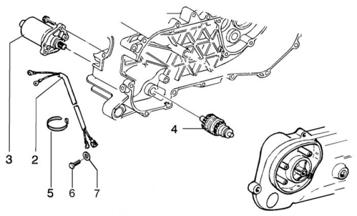 Gilera Anlassermotor Runner 50 Purejet
