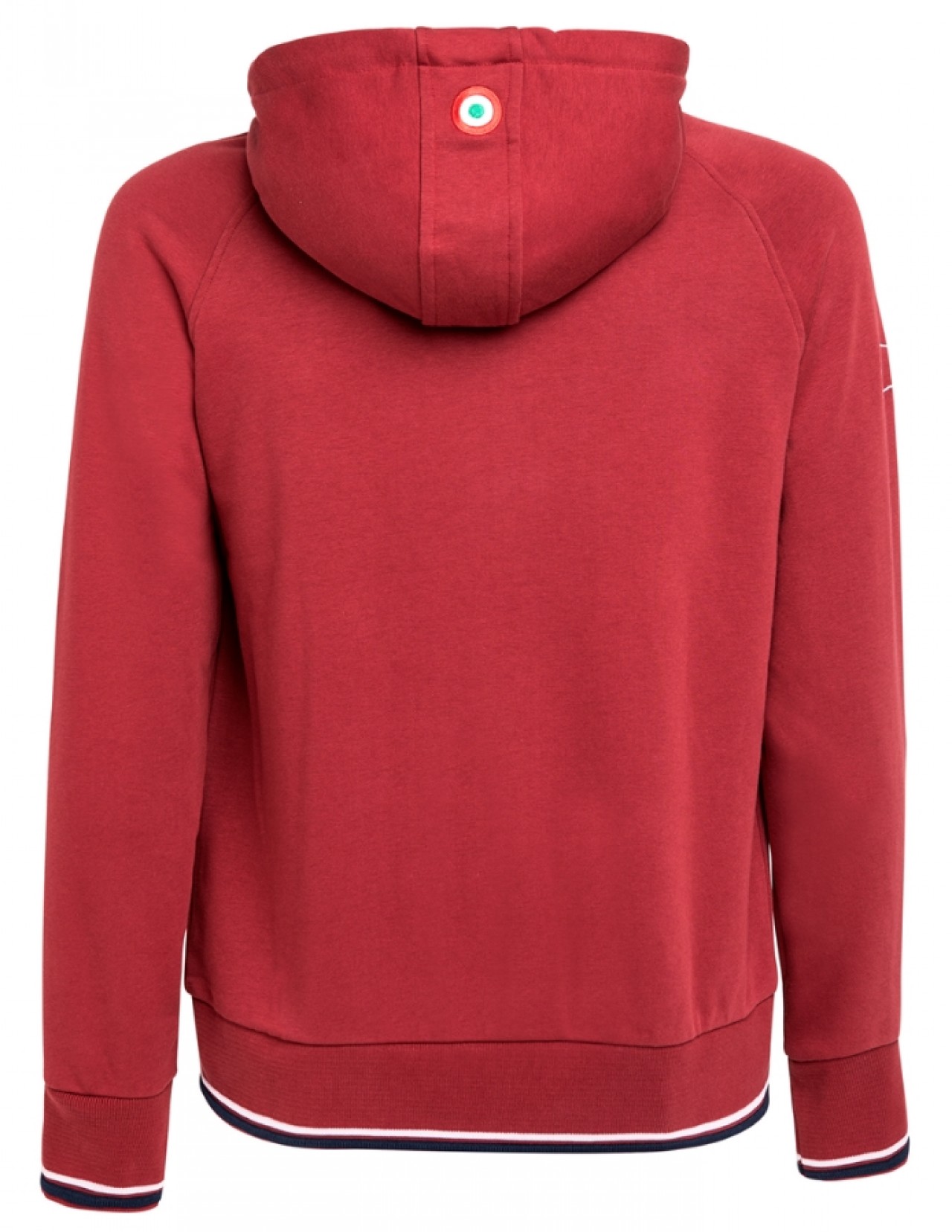 Vespa Hoodie mit Reißverschluss aus Baumwolle rot, Modernist