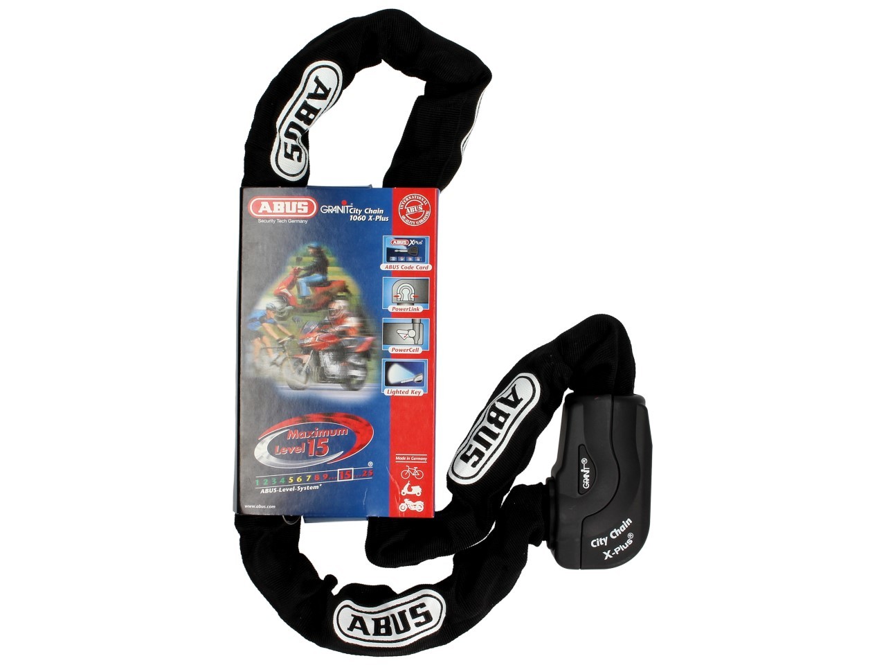 ABUS Granit City Chain X-Plus 1060 Kettenschloss 10 mm, 1,40 m