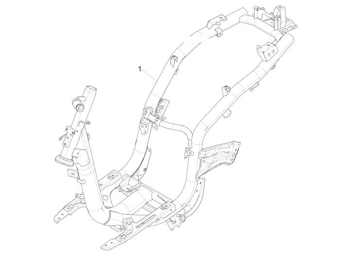 Piaggio Liberty 50 iGet Fahrgestell/Karosserie
