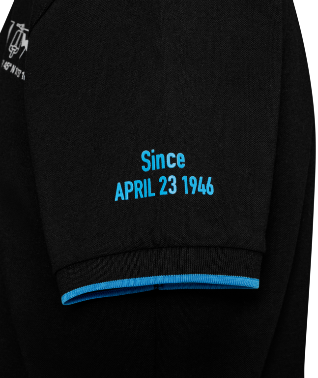 Vespa Polo Shirt aus Baumwolle schwarz, Vespa DEC