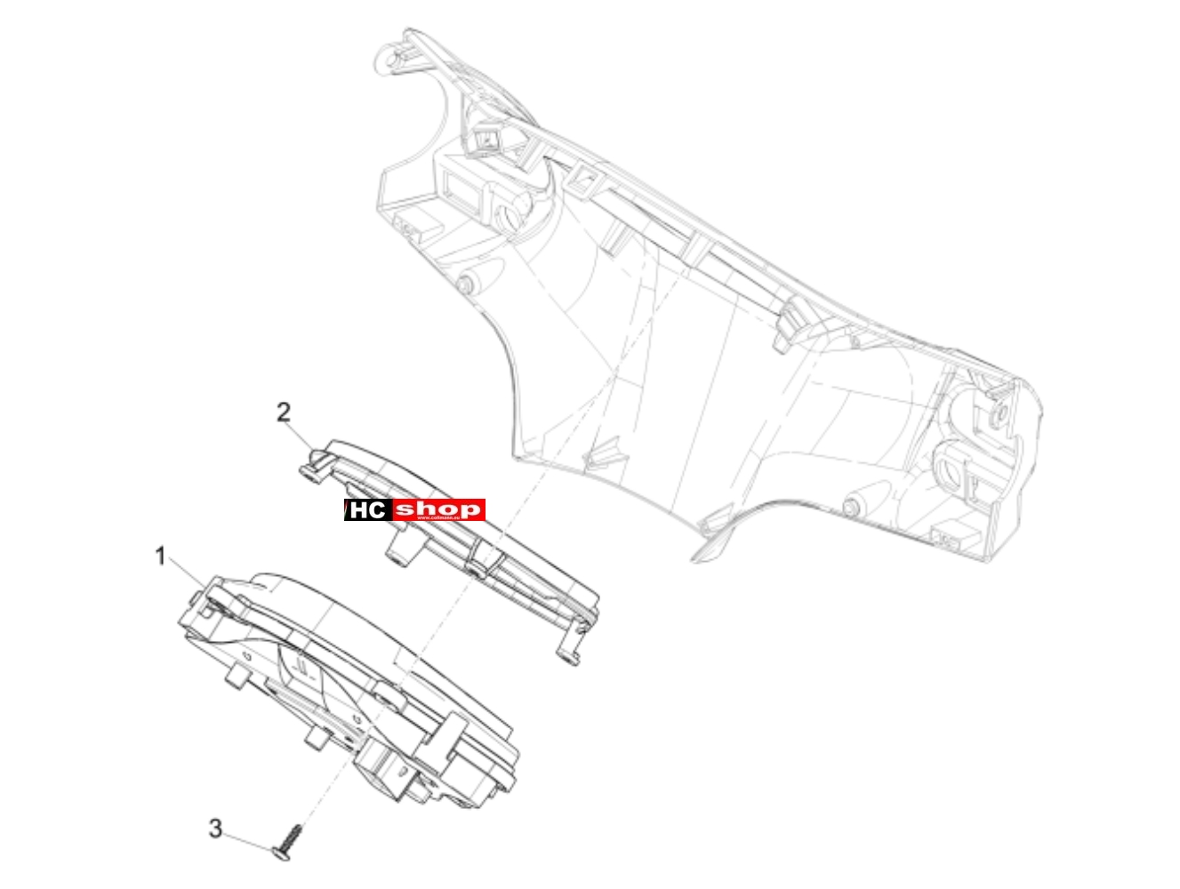 Piaggio Liberty iGet 125 4T 3V - Lenker Instrumente