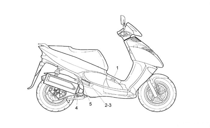 Aprilia Deko schutz Leonardo 125-150