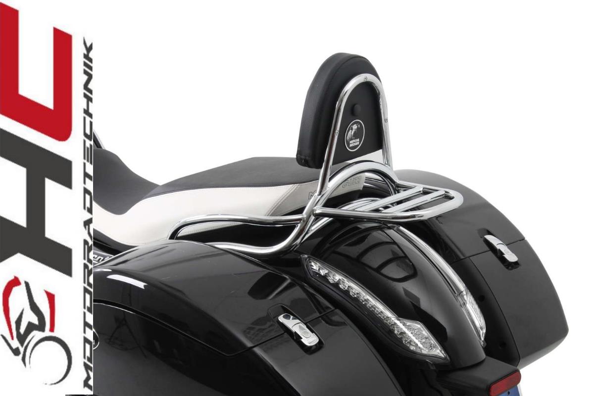 Hepco & Becker Sissybar mit Gepäckbrücke chrom Moto Guzzi Audace