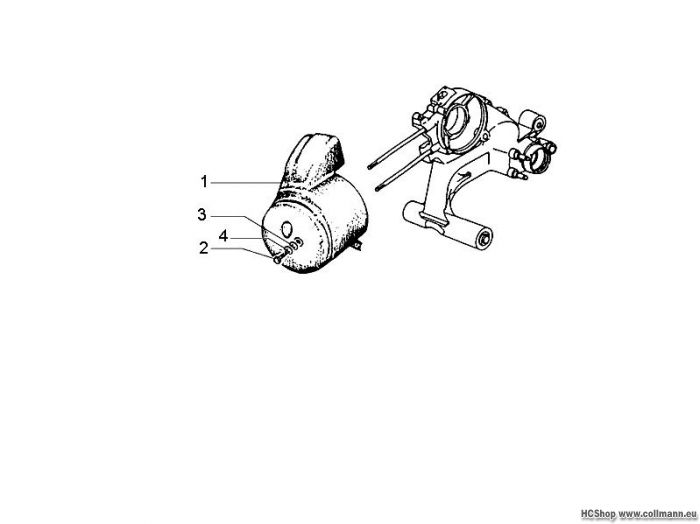 Vespa Kurbelwelledeckel - Kühlung PX 125 30 Anni