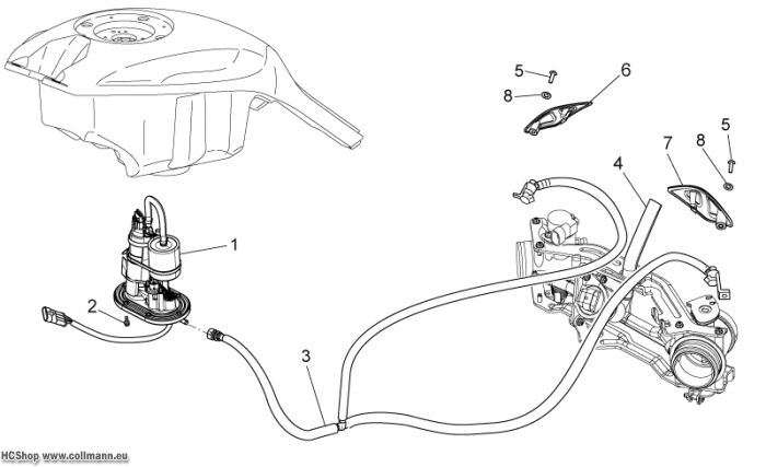 Moto Guzzi Einspeisung Griso V 8V 1200