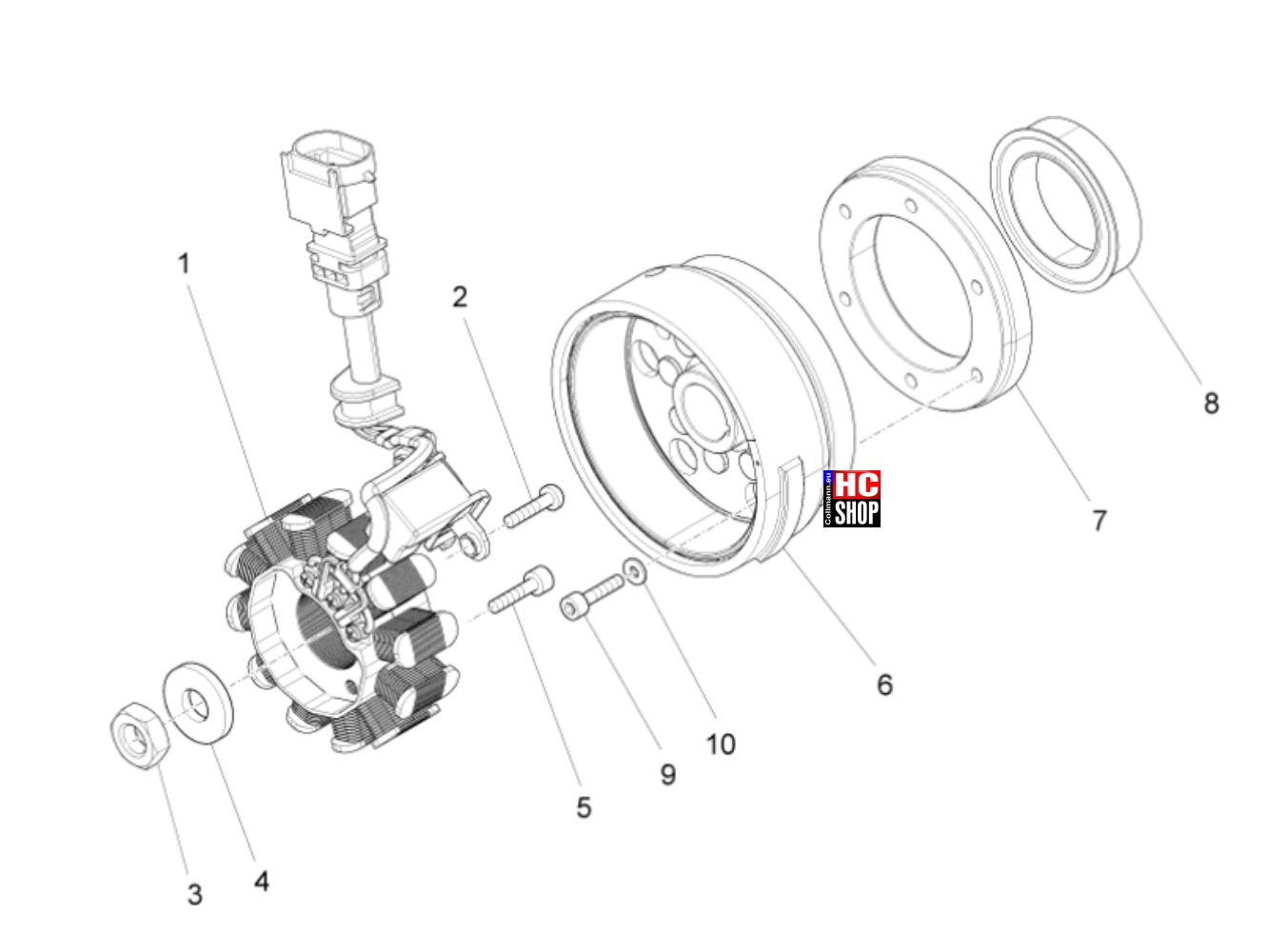 1 - Stator kpl