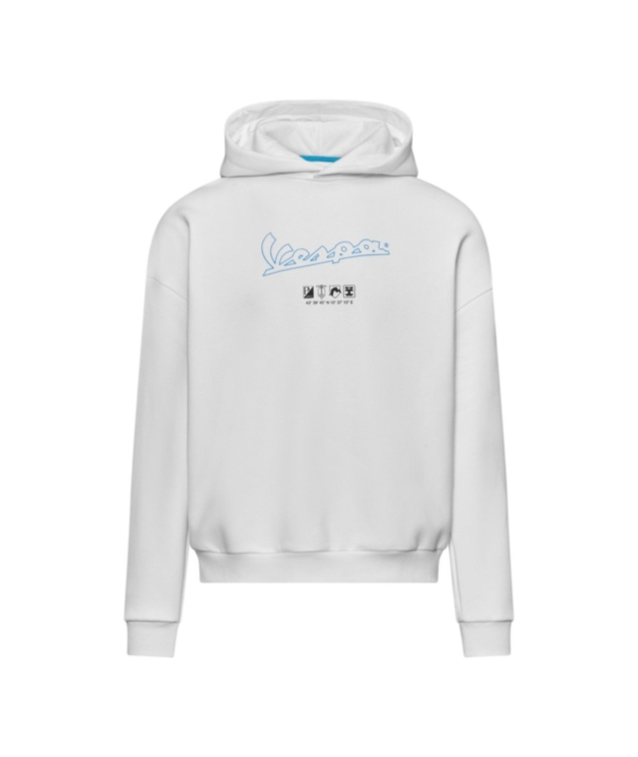 Vespa Hoodie Holy White Unisex Vespa DEC