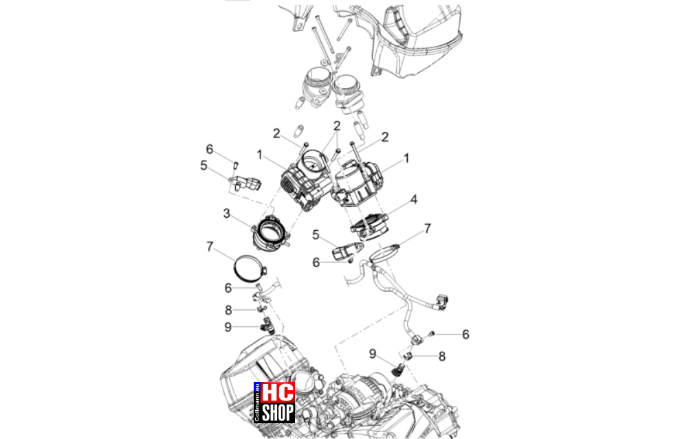 1 - Ride-by-Wire integriert