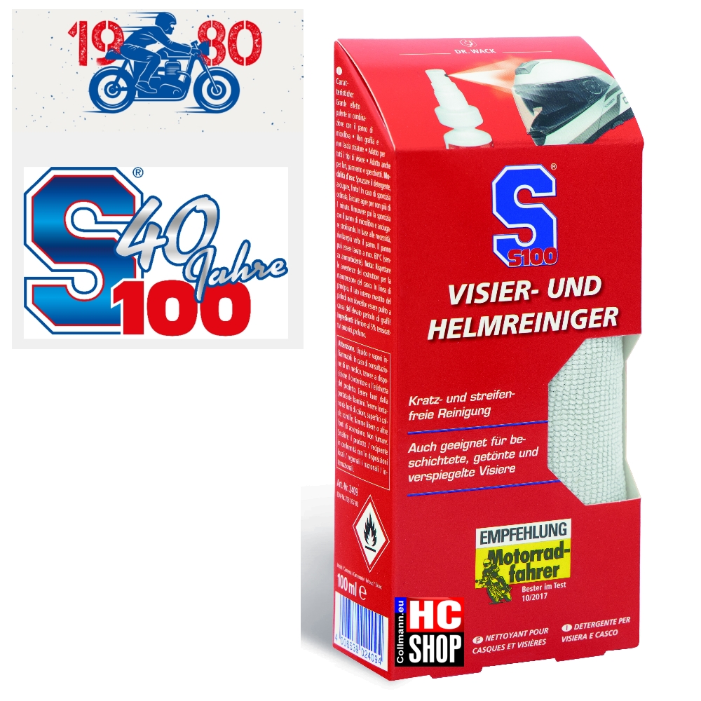 S100 Visier- und Helmreiniger
