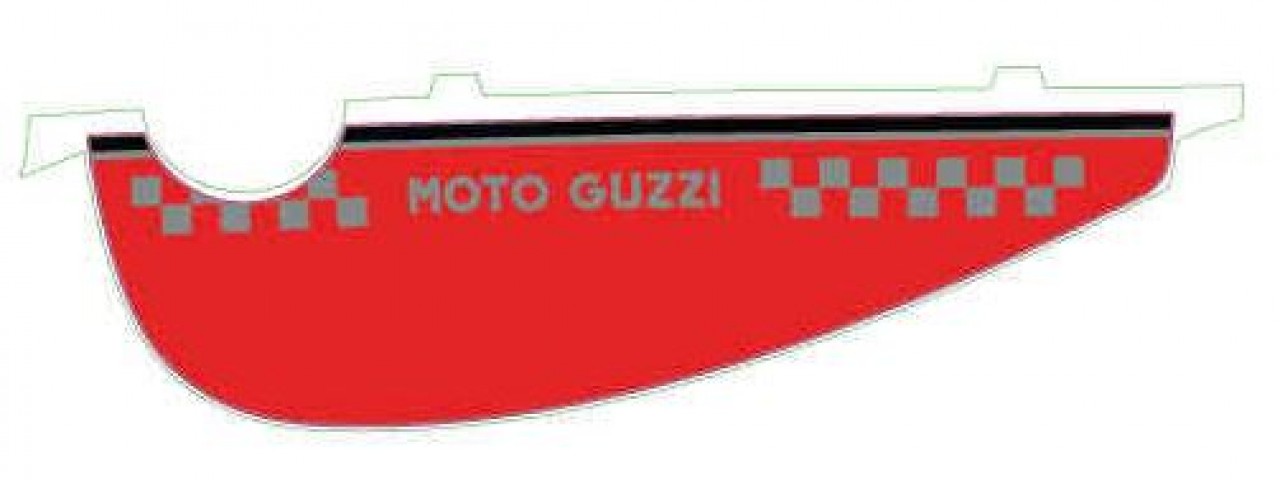 Moto Guzzi V9 Bobber Deko – Aufkleber Tank Fahrzeugfarbe-Grigio Blade opaco[GB]