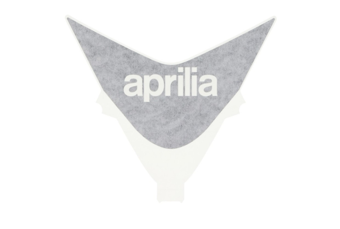 1 - Deko. Sportscheibe "aprilia", Aprilia Black