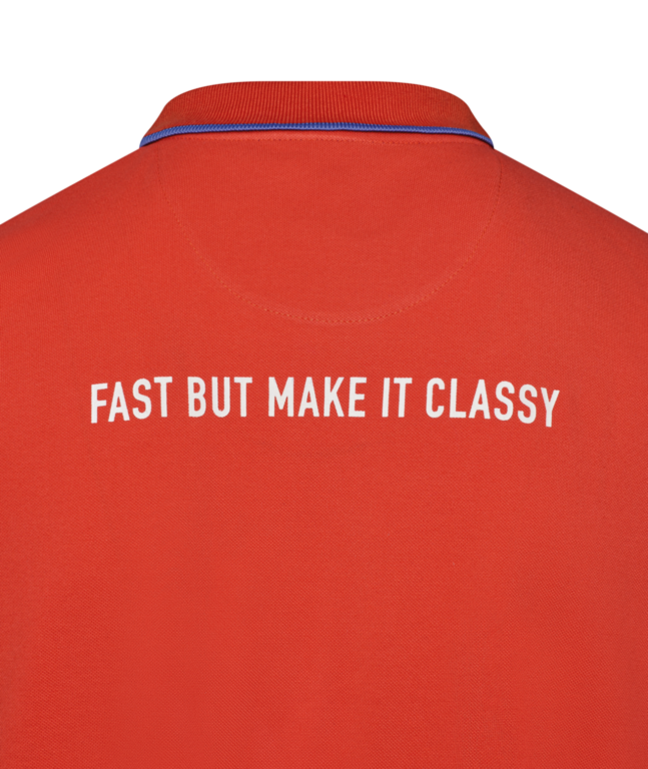 Vespa Polo Shirt aus Baumwolle orange, Serie Flame