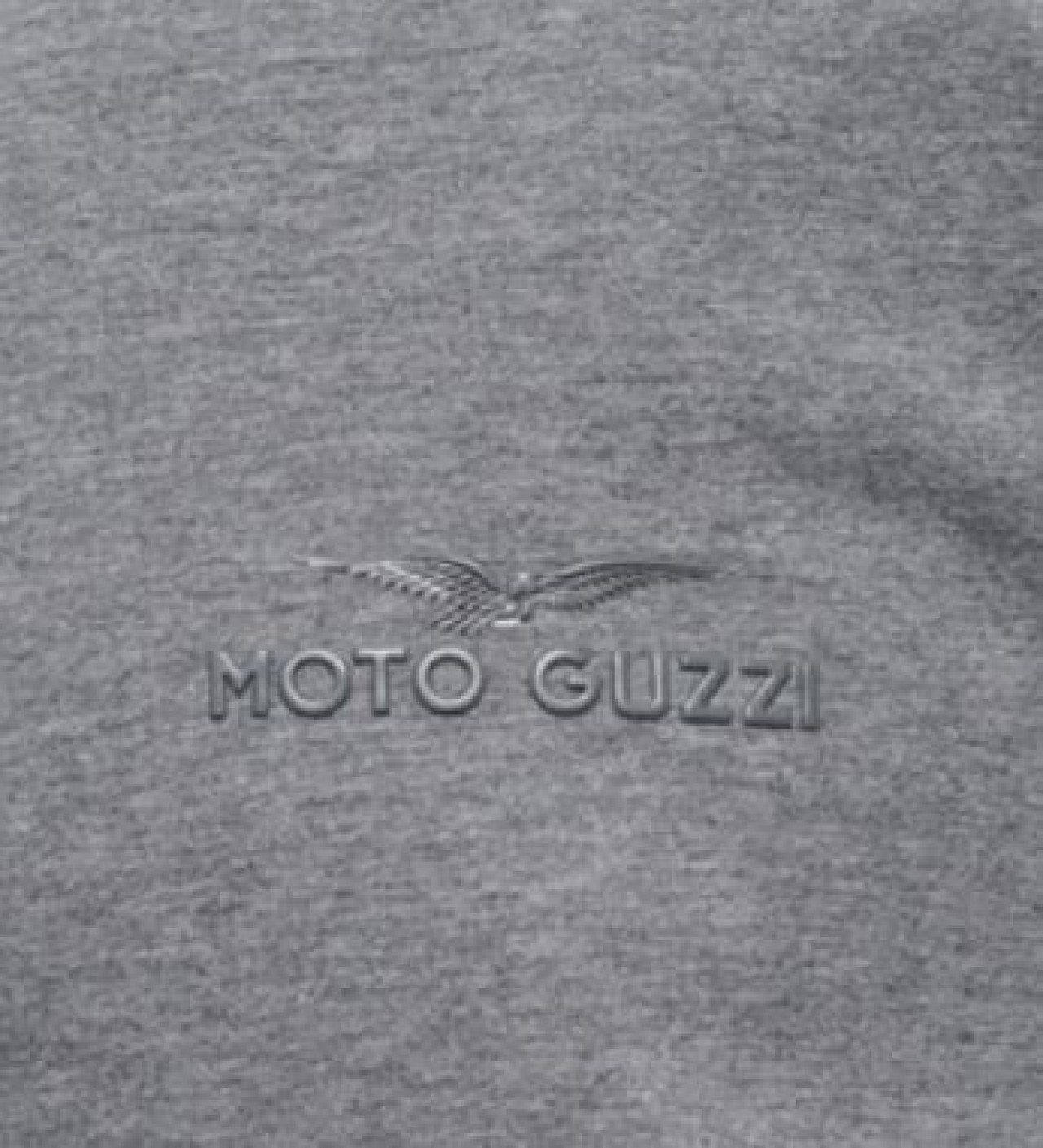 Moto Guzzi Pullover mit Logo-Motiv grau meliert